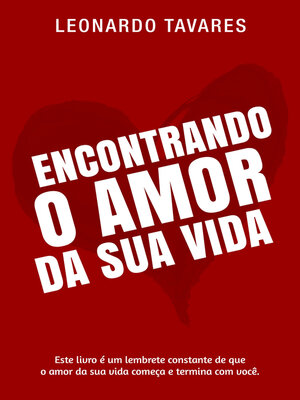 cover image of Encontrando o Amor da Sua Vida